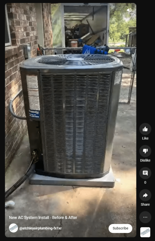 New AC Installation Fort Smith Atchley Air and Plumbing
